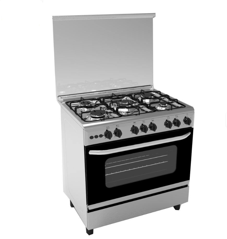 BH1513 Free Standing Gas Stoves Oven and Grill,5 burner Gas Stove with Gas Oven and Grill